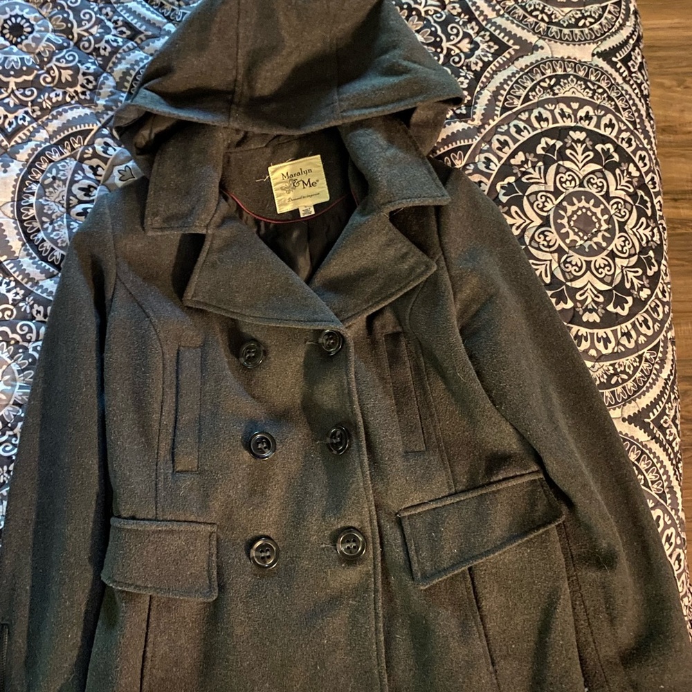 Slate Gray Pea Coat